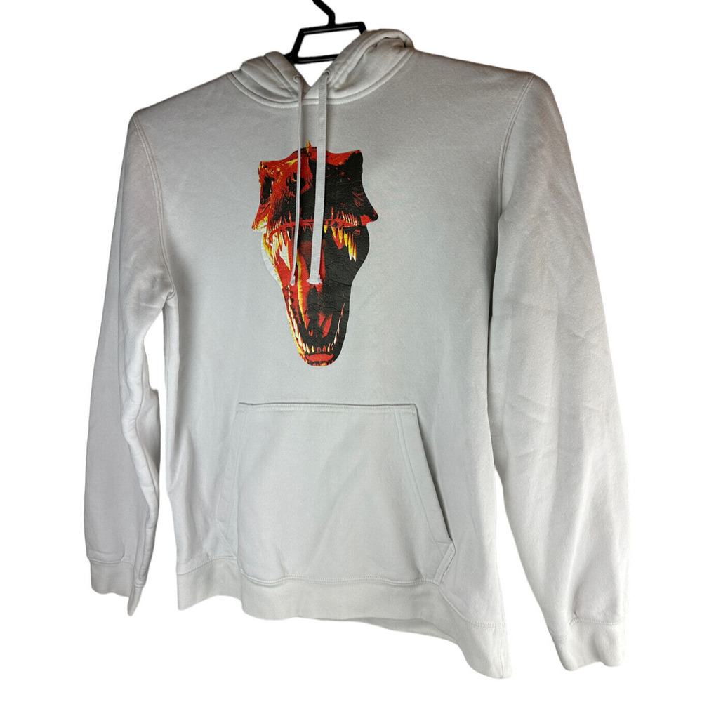 Nike Travis Kelce T-Rex Sweatshirt Hoodie KC Kansas City Chiefs 87 White Medium - Picture 2 of 12